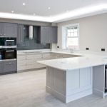 An in-frame kitchen in a clean, modern style