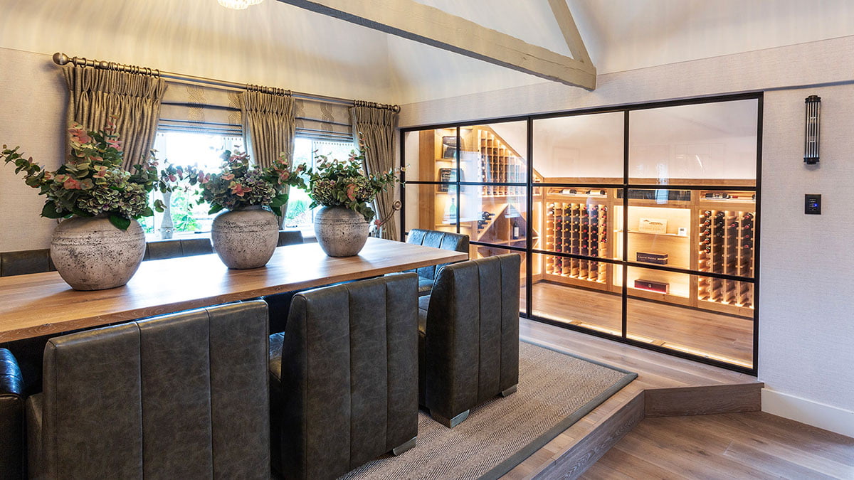 Bespoke Wine Store in Surrey - Great British Kitchens & Interiors