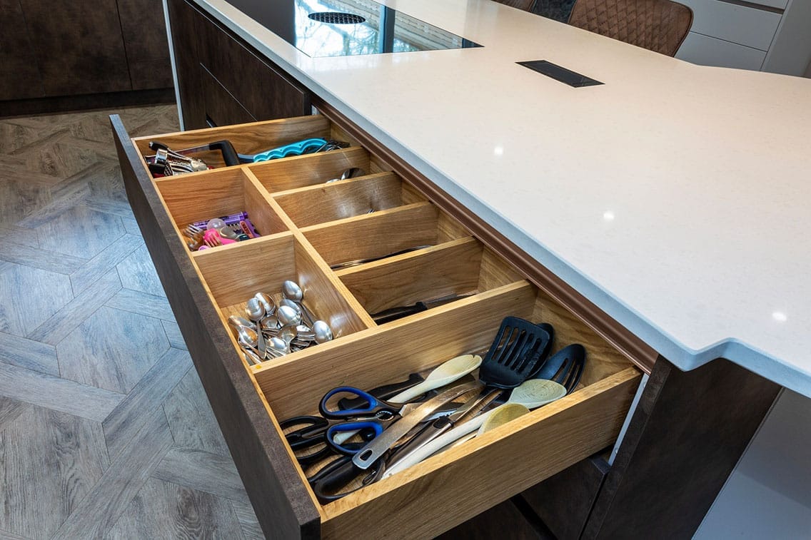 Handmade kitchen drawer